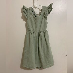 Charming Green Kids Dress